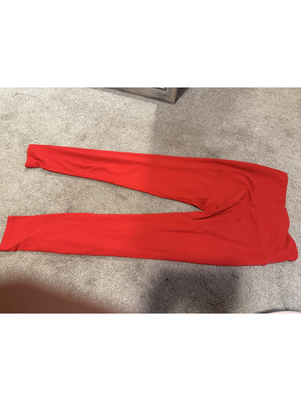 Red leggings